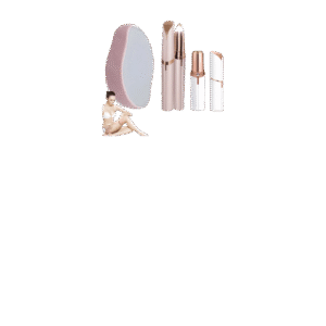 Depiladora Facial + Cejas Indolora + Piedra Nano Cristal Surtido