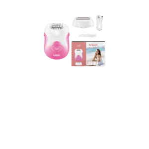 Depiladora Eléctrica Mujer Facial Corporal 2 en 1 VGR V-727 Color Blanco y Verde