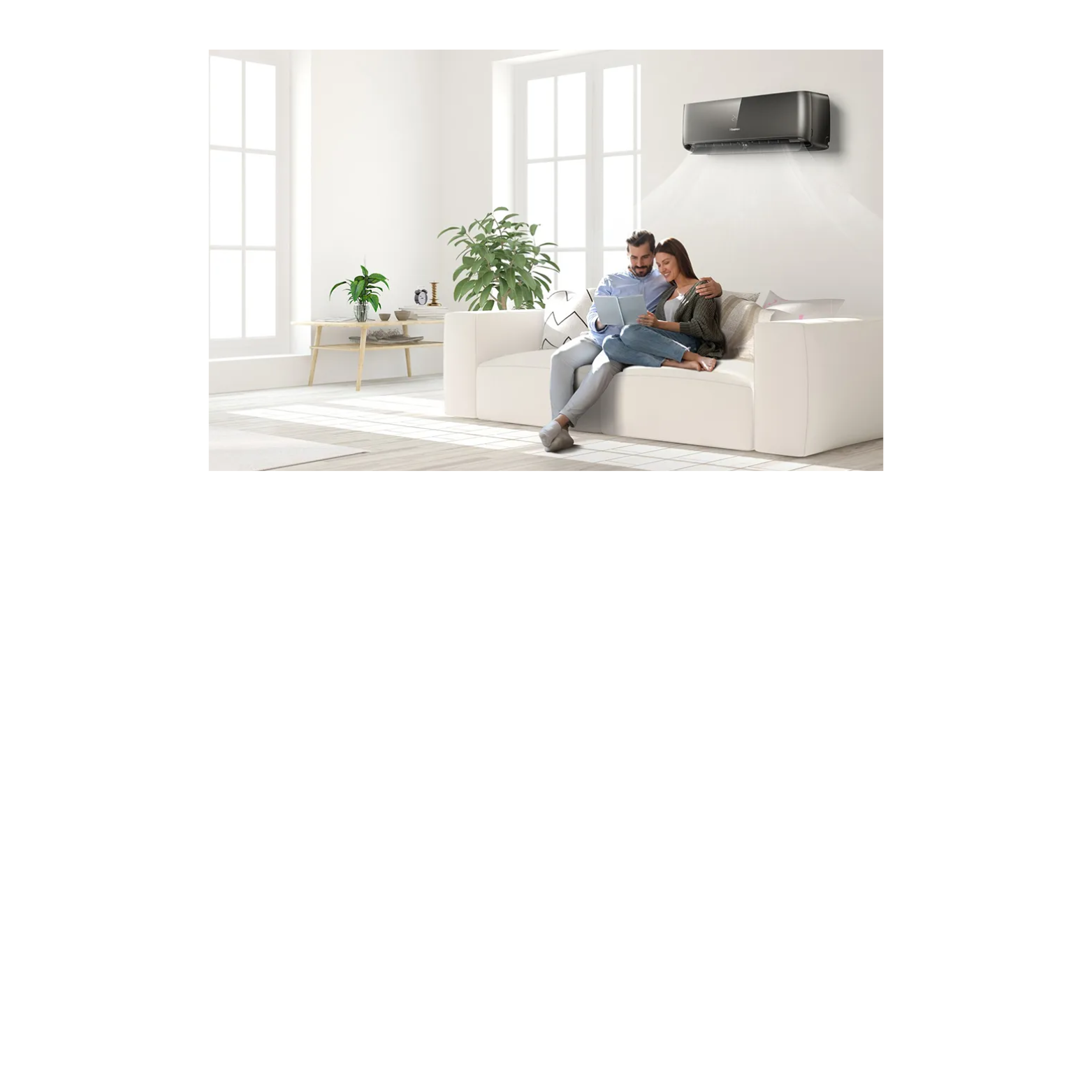 Aire Acondicionado Split Inverter Frío Calor Hisense 3010 Frigorías 3500 Watts - Imagen 2